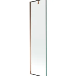 Mexen Next paroi de douche à 1 volet 50 x 150 cm, cadre noir, or rose - 895-050-000-00-70-60