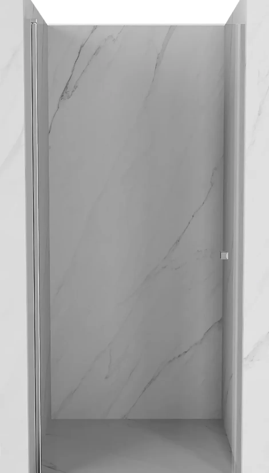 Mexen Pretoria porte de douche à ouverture battante 60 cm, transparent, chrome - 852-060-000-01-00