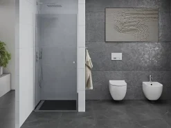Mexen Pretoria porte de douche à ouverture battante 60 cm, transparent, chrome - 852-060-000-01-00