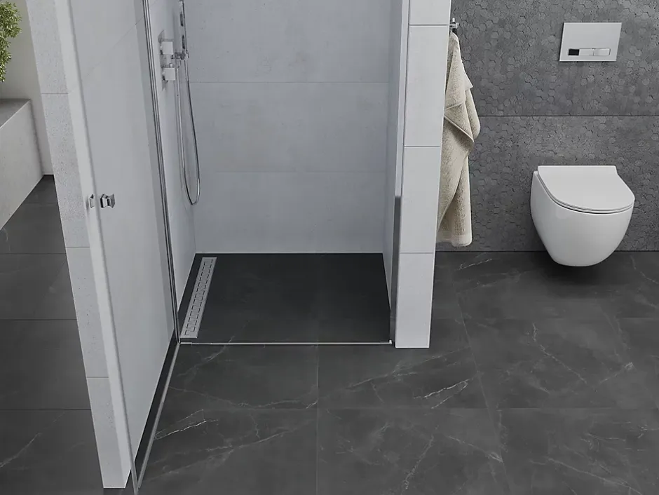 Mexen Pretoria porte de douche à ouverture battante 60 cm, transparent, chrome - 852-060-000-01-00