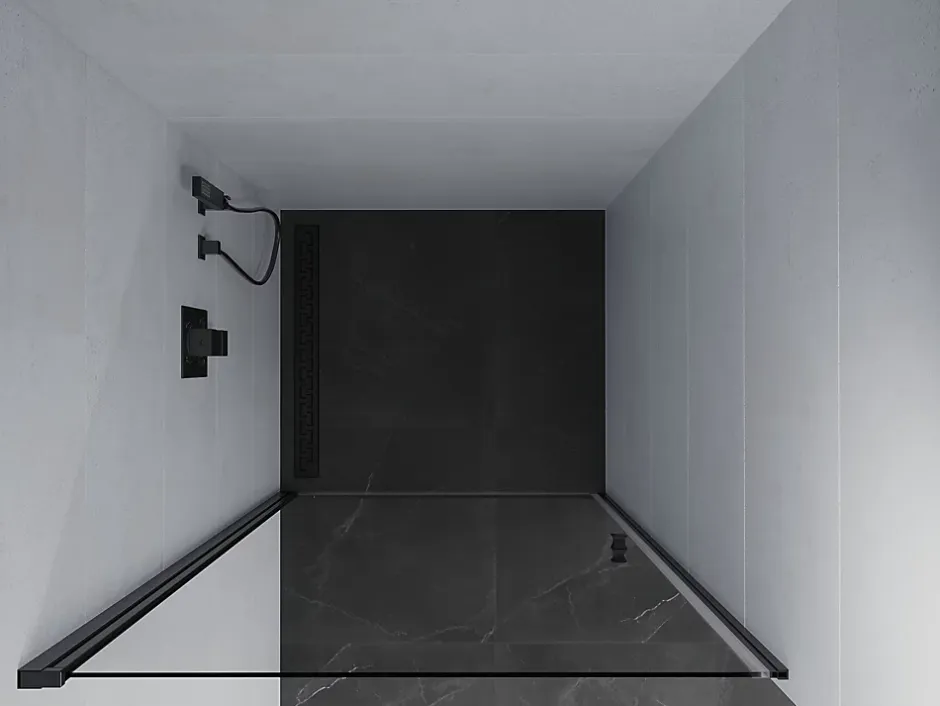 Mexen Pretoria porte de douche pivotante 70 cm, transparent, noir - 852-070-000-70-00* Porte De Douche