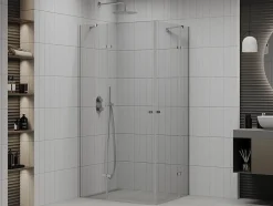 Mexen Roma Duo cabine de douche pivotante 120 x 90 cm, transparent, chrome - 854-120-090-02-00* Paroi De Douche