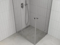 Mexen Roma Duo cabine de douche pivotante 120 x 90 cm, transparent, chrome - 854-120-090-02-00* Paroi De Douche