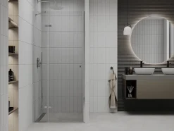 Mexen Roma porte de douche pivotante 95 cm, transparent, chrome - 854-095-000-01-00