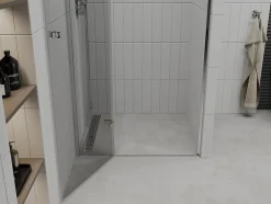 Mexen Roma porte de douche pivotante 85 cm, transparent, chrome - 854-085-000-01-00