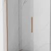 Mexen Velar L paroi de douche coulissante Walk-in 120 x 200 cm, transparent 8 mm, cuivre brossé - 871-120-003-03-65