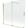 Mexen Velar pare-douche 2 plis coulissant 180 x 150 cm, transparent, doré - 896-180-000-01-50* Paroi De Douche