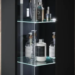 MINIO go for it , ensemble de meubles de salle de bain NIKITA noir, 4 pièces* Ensemble Meuble De Salle De Bains