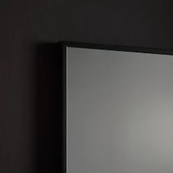 Kiamami Valentina Miroir À Bord Brillant Avec Bordure Noire Mate 100X70 Cm* Miroir Grossissant