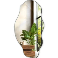 Tulup Miroir asymétrique 45 x 90 pour salle de bain 1 pièce* Miroir Simple