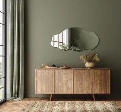 Tulup Miroir asymétrique 40 x 80 pour maquillage 1 pièce* Miroir Grossissant