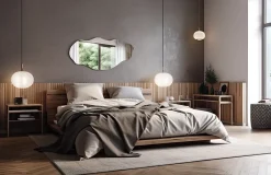 Tulup Miroir asymétrique 40 x 80 pour maquillage 1 pièce* Miroir Grossissant