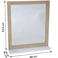 Tendance Miroir avec tablette Stockholm