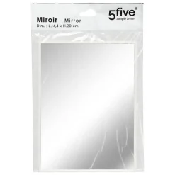 5Five Miroir basique sur pied 15X20 - Gris-* Miroir Simple