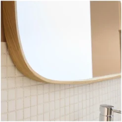 Mob-In Miroir chêne rectangulaire 50x140cm FLOKI* Miroir Simple