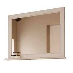 Byca Miroir 94cm blanc avec tablette - Boho* Miroir Simple