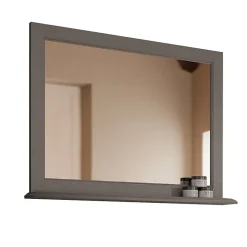 Byca Miroir 94cm gris avec tablette - Boho