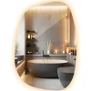 Wallfluent Miroir décoratif LED 49 x 34 cm design lumière chaude* Miroir Lumineux