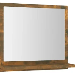 Helloshop26 Miroir de bain 40 x 10,5 bois beige