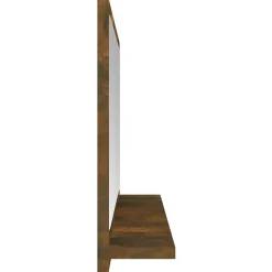 Helloshop26 Miroir de bain 40 x 10,5 bois beige