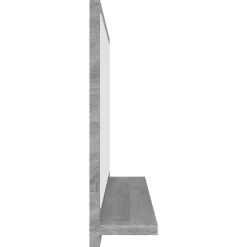 Helloshop26 Miroir de bain 60 x 10,5 bois gris
