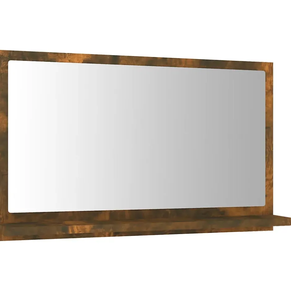 Helloshop26 Miroir de bain 60 x 10,5 bois marron
