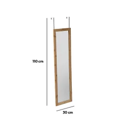 5Five Miroir de porte 110x30 cm Bambou -