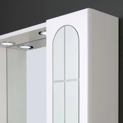 Kiamami Valentina Miroir De Rangement Inglesina Avec Étagère De Rangement Et Armoires Latérales