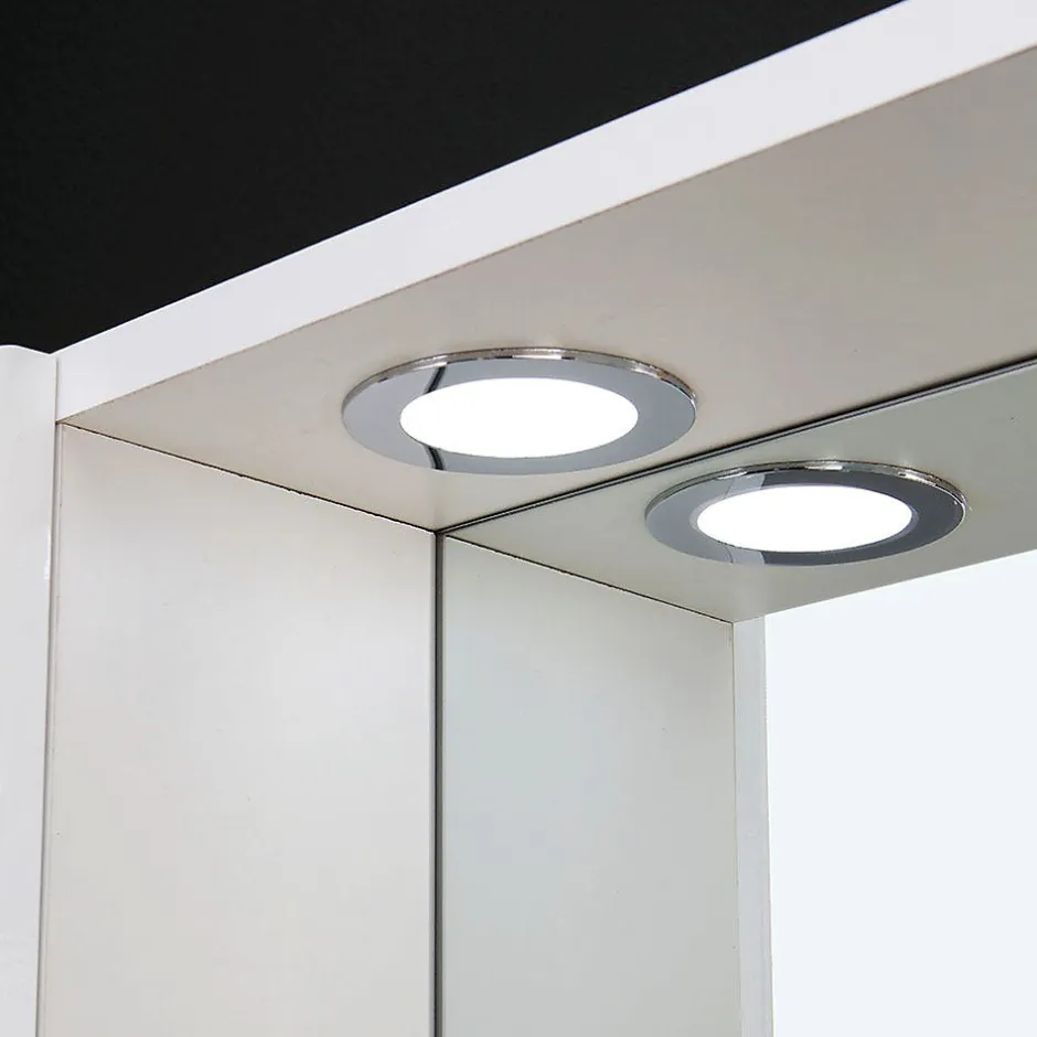 Kiamami Valentina Miroir De Rangement Inglesina Avec Étagère De Rangement Et Armoires Latérales