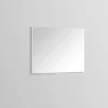 Top Bath Miroir de salle de bain 80 cm, Rectangulaire, Simple sur panneau 15 mm, Argent* Miroir Simple