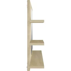 Helloshop26 Miroir de salle de bain 90 beige* Miroir Simple