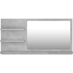 Helloshop26 Miroir de salle de bain 3 gris* Miroir Simple