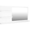 Helloshop26 Miroir de salle de bain 3 blanc
