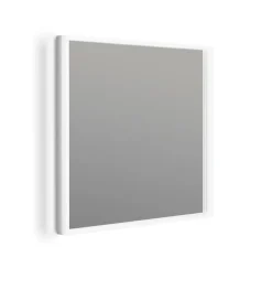 Focco Miroir de salle de bain carré avec lumière LED - lumière blanche froide (5700K) - 60 x 60cm - Modèle Oslo