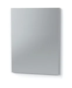 Pegane Miroir de salle de bain coloris blanc - Longueur 59,50 x Profondeur 2 x hauteur 44 cm