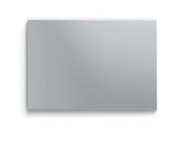Pegane Miroir de salle de bain coloris blanc - Longueur 59,50 x Profondeur 2 x hauteur 44 cm