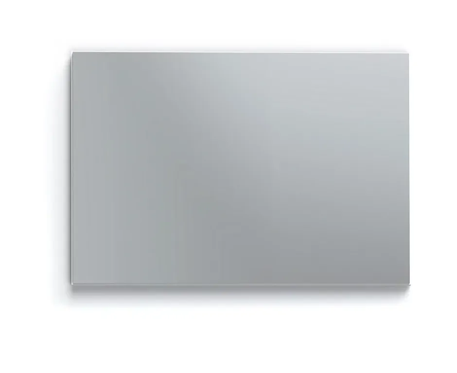 Pegane Miroir de salle de bain coloris blanc - Longueur 59,50 x Profondeur 2 x hauteur 44 cm