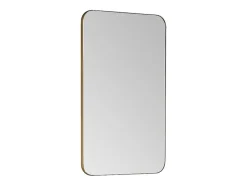 Vente-unique Miroir de salle de bain rectangle contour doré - 50 x 80 cm - DEMETRIA* Miroir Simple