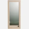 Autres Miroir de salle de bain 90x40 cm en bois couleur chêne avec étagère fixation murale CEDAM