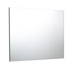 Kiamami Valentina Miroir De Salle De Bain 90X70 Cm Réversible Avec Cadre De Support