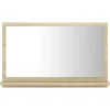 Helloshop26 Miroir de salle de bain 60x10,5x37 beige