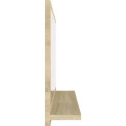 Helloshop26 Miroir de salle de bain 60x10,5x37 beige