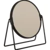5Five Miroir de salle de bains rond grossissant à poser diam. 17 cm, coloris noir,* Miroir Simple
