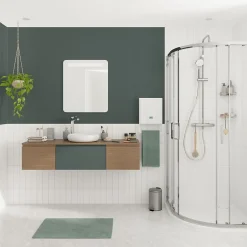 Cooke & Lewis Miroir de salle de bains éclairant LED antibuée 60x70 cm, GoodHome Colwell