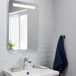 Cooke & Lewis Miroir de salle de bains éclairant LED antibuée 50x70 cm, GoodHome Colwell* Miroir Lumineux