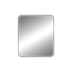 MPGlass Miroir de salle de bains lumineux LED rectangulaire l. 60 x H. 70 cm Denver