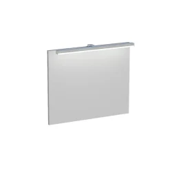 Miroir de salle de bains lumineux LED effet chêne clair l.60 cm, Calao* Miroir Lumineux