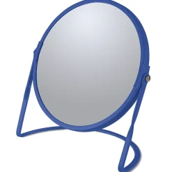 Spirella Miroir de salle de bains grossissant métal, bleu royal, Akira
