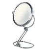 Kiamami Valentina Miroir De Table Double Face Grossissant 5X En Métal Chromé* Miroir Grossissant