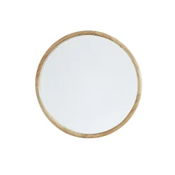 Berah Getah Miroir en mindi massif rond 50 cm* Miroir Simple